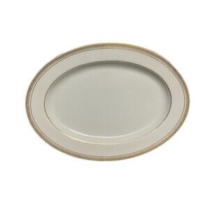 RARE EMDEKO "Dalene" Fine CHINA, SERVING PLATTER Oval, 12" x 9"  w/gold trim